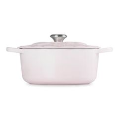  Nồi gang Le Creuset Signature Petal 26cm Màu hồng/ peche/ xanh/ Trắng 