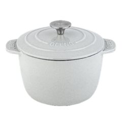  Nồi gang Oceno 20cm (cao 13cm) - Màu Trắng 
