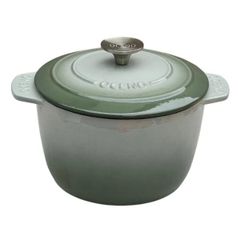  Nồi gang Oceno 20cm (cao 13cm) - Màu Xanh Ghi 