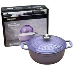  Nồi gang Oceno 22cm - Màu Tím 