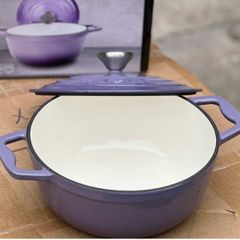  Nồi gang Oceno 22cm - Màu Tím 