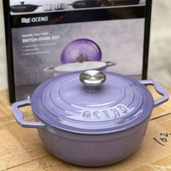  Nồi gang Oceno 22cm - Màu Tím 