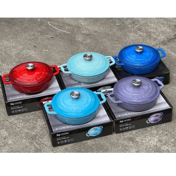 Nồi gang Oceno 22cm - Màu Tím