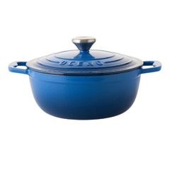  Nồi gang Oceno 22cm - Màu Xanh Dương 