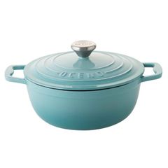  Nồi gang Oceno 22cm - Màu Xanh Mint 