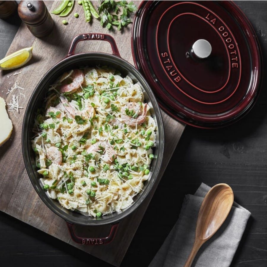 Nồi gang Oval Staub 27cm