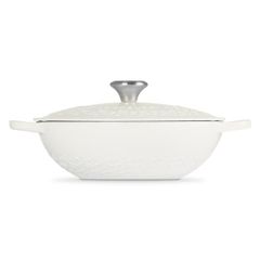  Nồi gang sâu lòng Le Creuset 22cm 1.8L - Hoa Mai Trắng 
