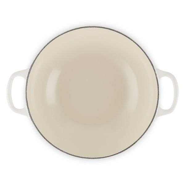 Nồi gang sâu lòng Le Creuset 22cm 1.8L - Hoa Mai Trắng