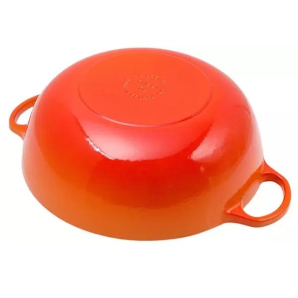 Nồi gang sâu lòng Le Creuset La Marmite 32cm màu cam