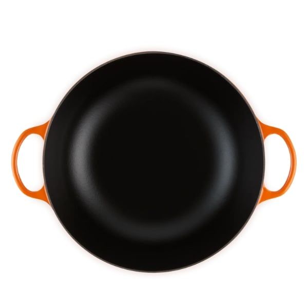 Nồi gang sâu lòng Le Creuset La Marmite 32cm màu cam