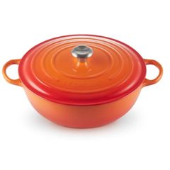  Nồi gang sâu lòng Le Creuset La Marmite 32cm 7L màu cam 