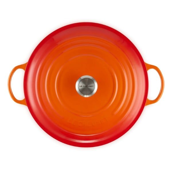 Nồi gang sâu lòng Le Creuset La Marmite 32cm màu cam