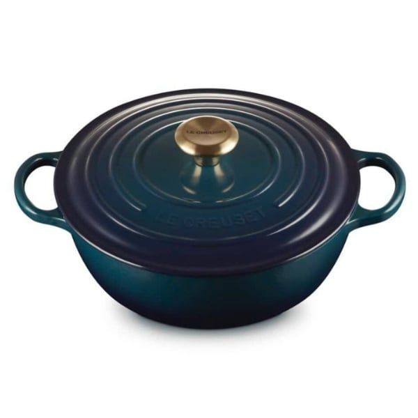 Nồi gang sâu lòng Le Creuset La Marmite Agave 26cm 4.1L - Màu Xanh
