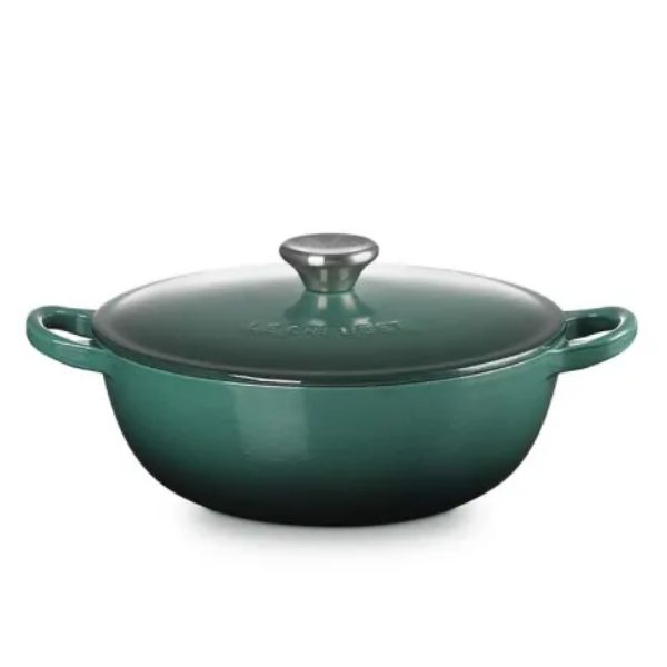 Nồi gang sâu lòng Le Creuset La Marmite Atiso 22cm 2.6L - Màu Xanh