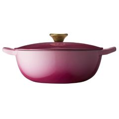  Nồi gang sâu lòng Le Creuset La Marmite Marmite Berry 22cm 2.6L - Hồng dâu 