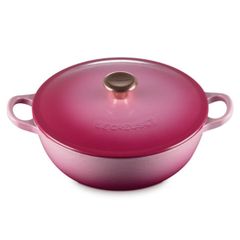  Nồi gang sâu lòng Le Creuset La Marmite Marmite Berry 22cm 2.6L - Hồng dâu 