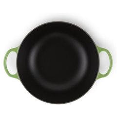  Nồi gang sâu lòng Le Creuset Marmite Bamboo 24cm 3.1L - Xanh lá cây 