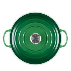  Nồi gang sâu lòng Le Creuset Marmite Bamboo 24cm 3.1L - Xanh lá cây 