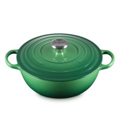  Nồi gang sâu lòng Le Creuset Marmite Bamboo 24cm 3.1L - Xanh lá cây 