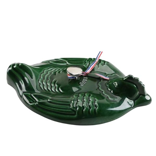 Nồi gang Staub 12cm hình gà - Màu xanh húng quế