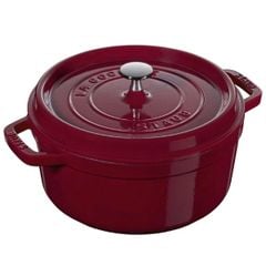  Nồi gang Staub 20cm 2.2L màu đỏ nhung 