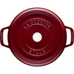  Nồi gang Staub 20cm 2.2L màu đỏ nhung 