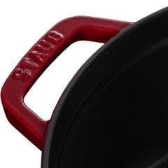  Nồi gang Staub 20cm 2.2L màu đỏ nhung 