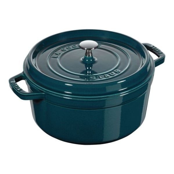 Nồi gang Staub Lamer 22cm 2.6L - Xanh cổ vịt 1102237