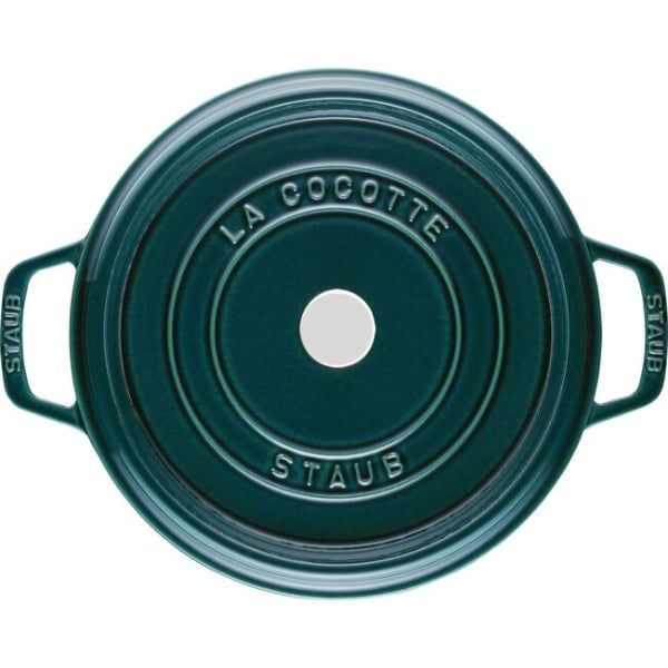 Nồi gang Staub Lamer 22cm 2.6L - Xanh cổ vịt 1102238