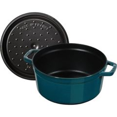  Nồi gang Staub Lamer 22cm 2.6L - Xanh cổ vịt 1102237 