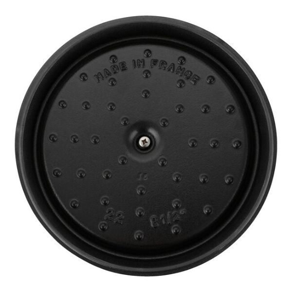 Nồi gang Staub 22cm 2.6L - Màu đỏ đô