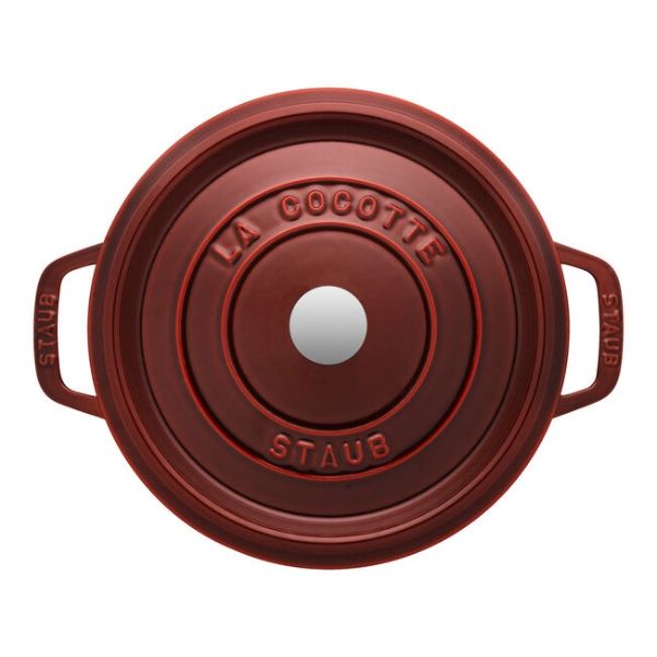 Nồi gang Staub 22cm (2.6L) màu mận chín