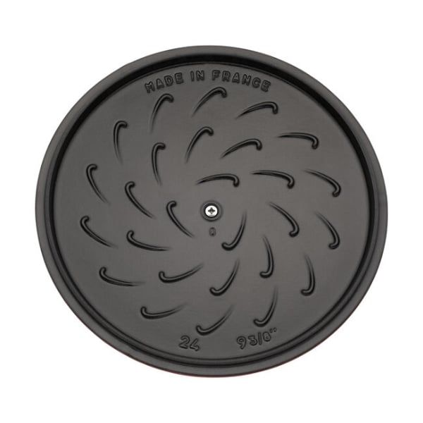 Nồi gang Staub 24cm 2.5L màu đỏ hình rồng - 1028919