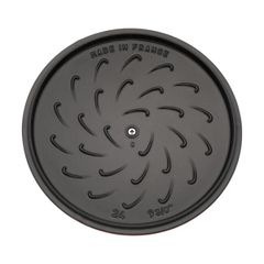  Nồi gang Staub 24cm 2.5L màu đỏ mận hình rồng - 1028913 