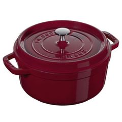  Nồi gang Staub 24cm 3.7L - Màu đỏ đô 