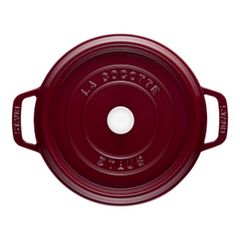  Nồi gang Staub 24cm 3.7L - Màu đỏ đô 