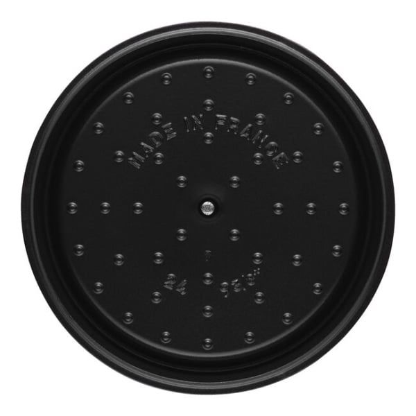 Nồi gang Staub 24cm 3.7L - Màu đỏ đô