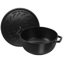  Nồi gang Staub 26cm có nắp hình rắn (Ất Tỵ) - Màu Đen 