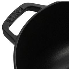  Nồi gang Staub 26cm có nắp hình rắn (Ất Tỵ) - Màu Đen 