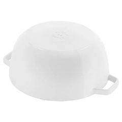  Nồi gang Staub 26cm có nắp hình rắn (Ất Tỵ) - Màu Trắng 