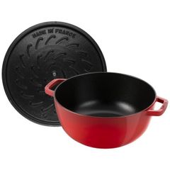  Nồi gang Staub 26cm có nắp hình rắn (Ất Tỵ) - Màu anh đào 