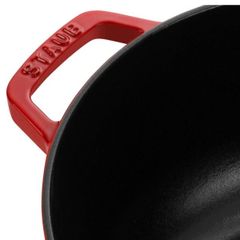  Nồi gang Staub 26cm có nắp hình rắn (Ất Tỵ) - Màu anh đào 