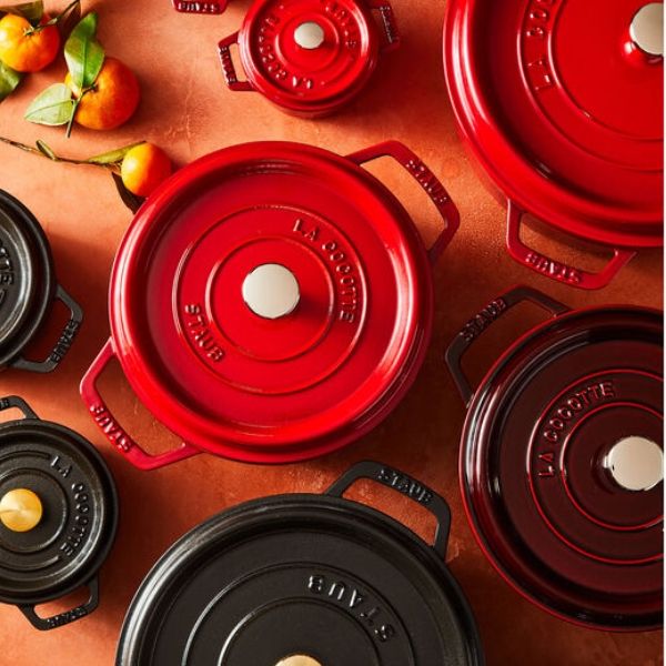 Nồi gang Staub 26cm (5.2L) - Màu Đỏ