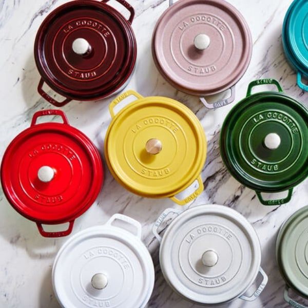 Nồi gang Staub 26cm (5.2L) - Màu Đỏ