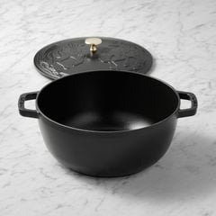  Nồi gang Staub 26cm 5L họa tiết song mã 