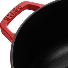  Nồi gang Staub 26cm 5L họa tiết song mã 