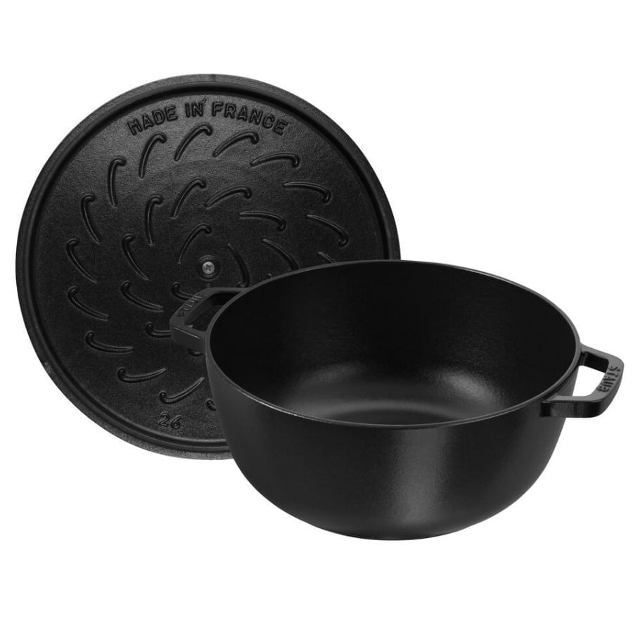 Nồi gang Staub 26cm 5L họa tiết song mã