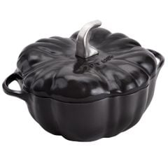  Nồi gang Staub bí ngô 24cm 3.45L - Màu Đen 