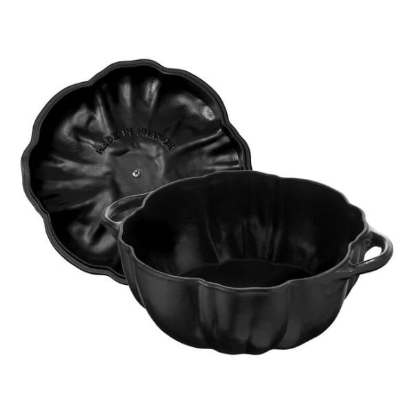 Nồi gang Staub bí ngô 24cm 3.45L - Màu Đen