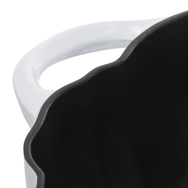Nồi gang Staub bí ngô 24cm 3.45L - Màu Trắng
